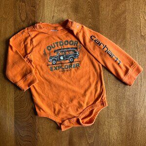 Carhartt "outdoor explorer" onesie 12m